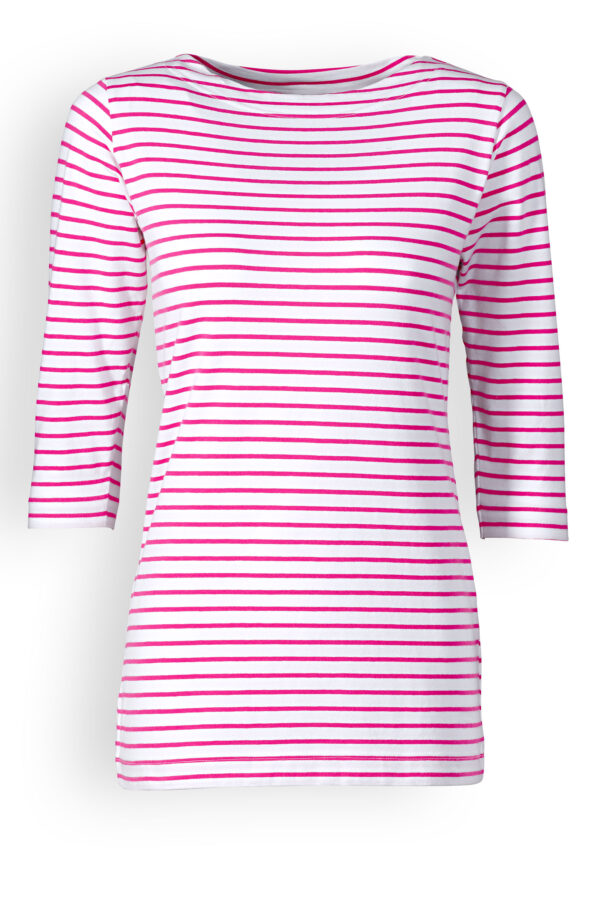 Triibuline särk, roosa, stretch