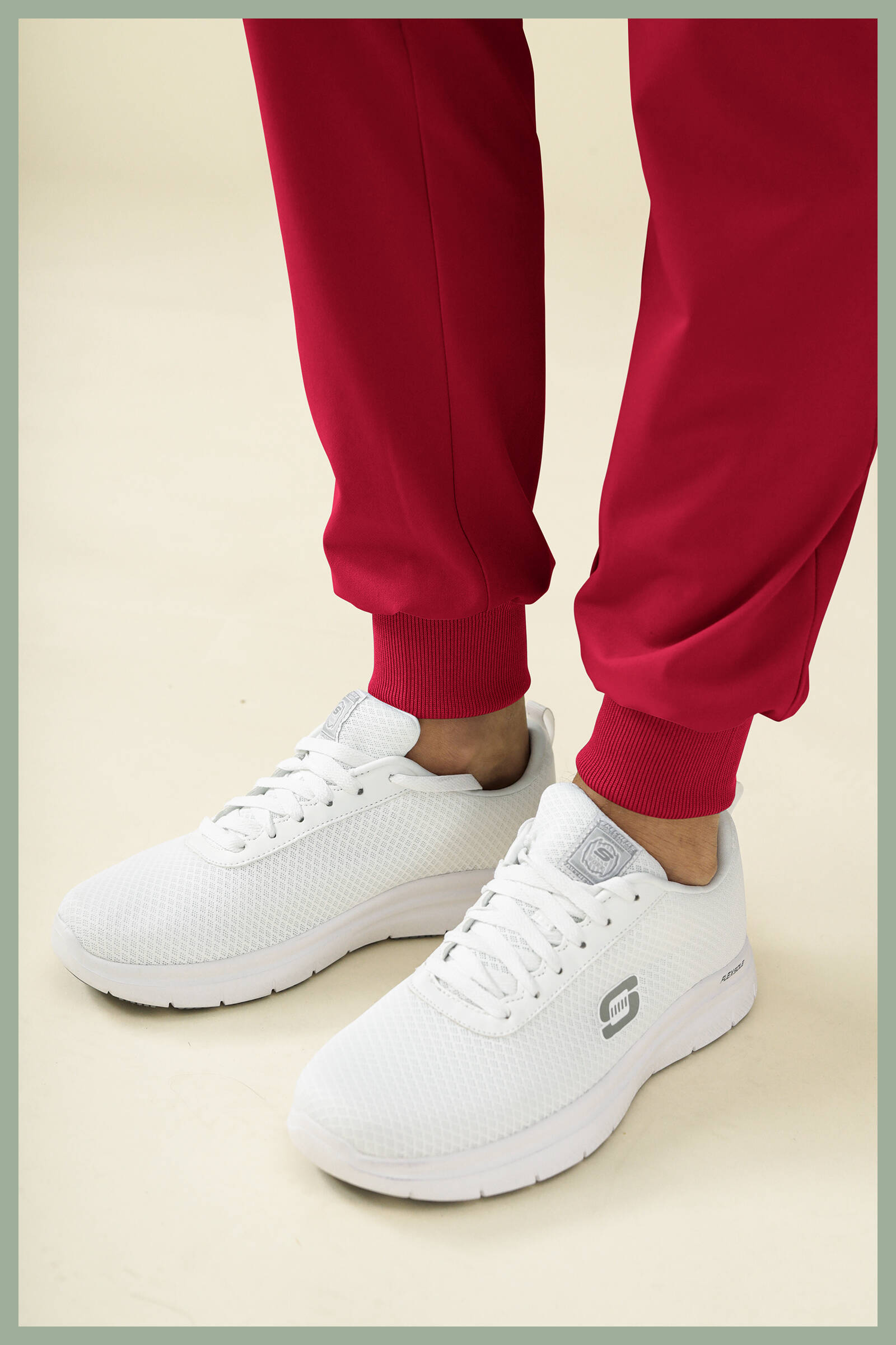 Meeste tööpüksid Kaere, soonikuga, punased - Image 9