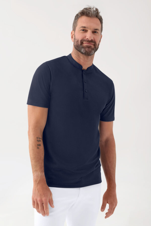 COMFY FLEX veniv meeste särk - püstise kraega, tumesinine