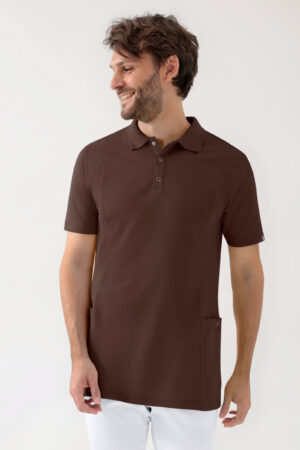 COMFY FLEX Stretch meeste tuunika - polokraega, pruun