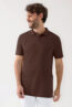 COMFY FLEX Stretch meeste tuunika - polokraega, pruun