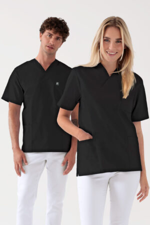 Puuvillane tuunika unisex - 2 tk must