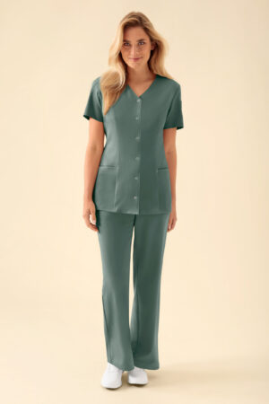 KAERE naiste tuunika - tumeroheline, nööpidega