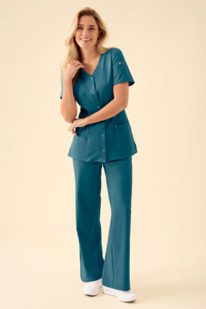 KAERE naiste tuunika - petrool, nööpidega