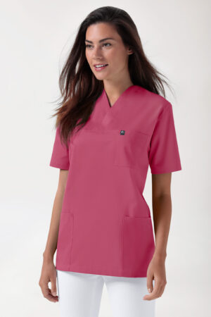 GREEN veniv tuunika unisex - V-kaelus, roosa