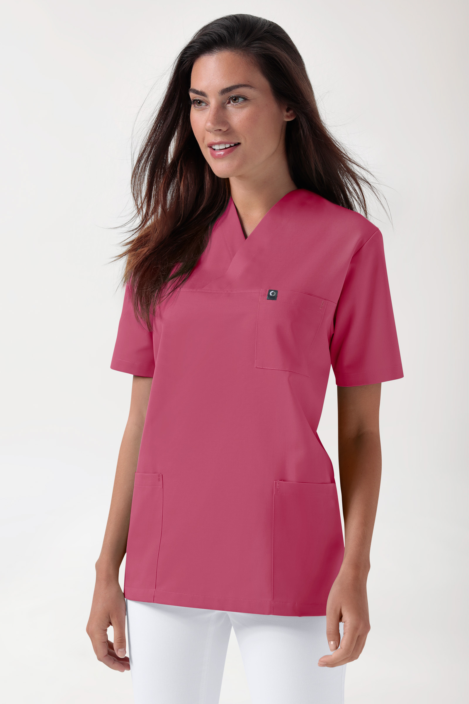 GREEN veniv tuunika unisex - V-kaelus, roosa