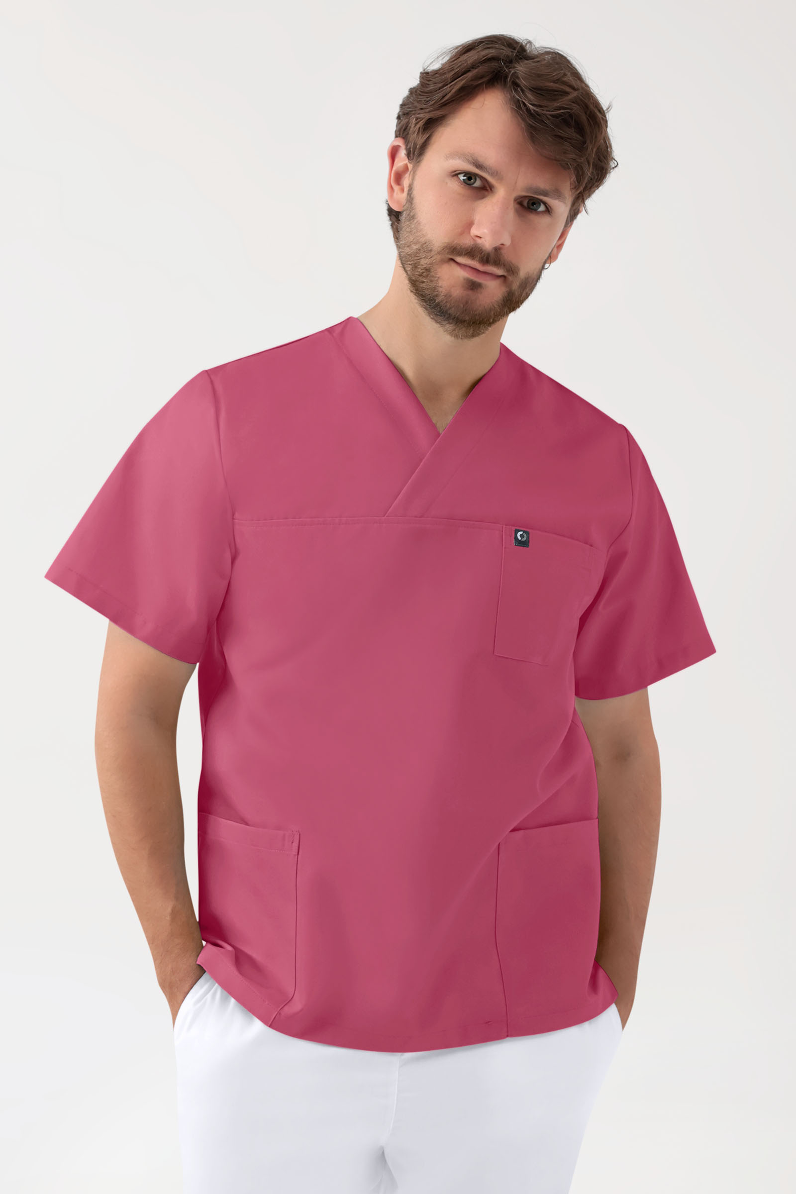 GREEN veniv tuunika unisex - V-kaelus, roosa - Image 2