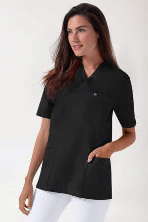 GREEN veniv tuunika unisex - V-kaelus, must