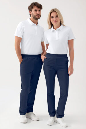 GREEN venivad püksid unisex - elastne vöökoht, tumesinine