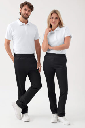 GREEN veniv unisex püksid - elastne vöökoht, must