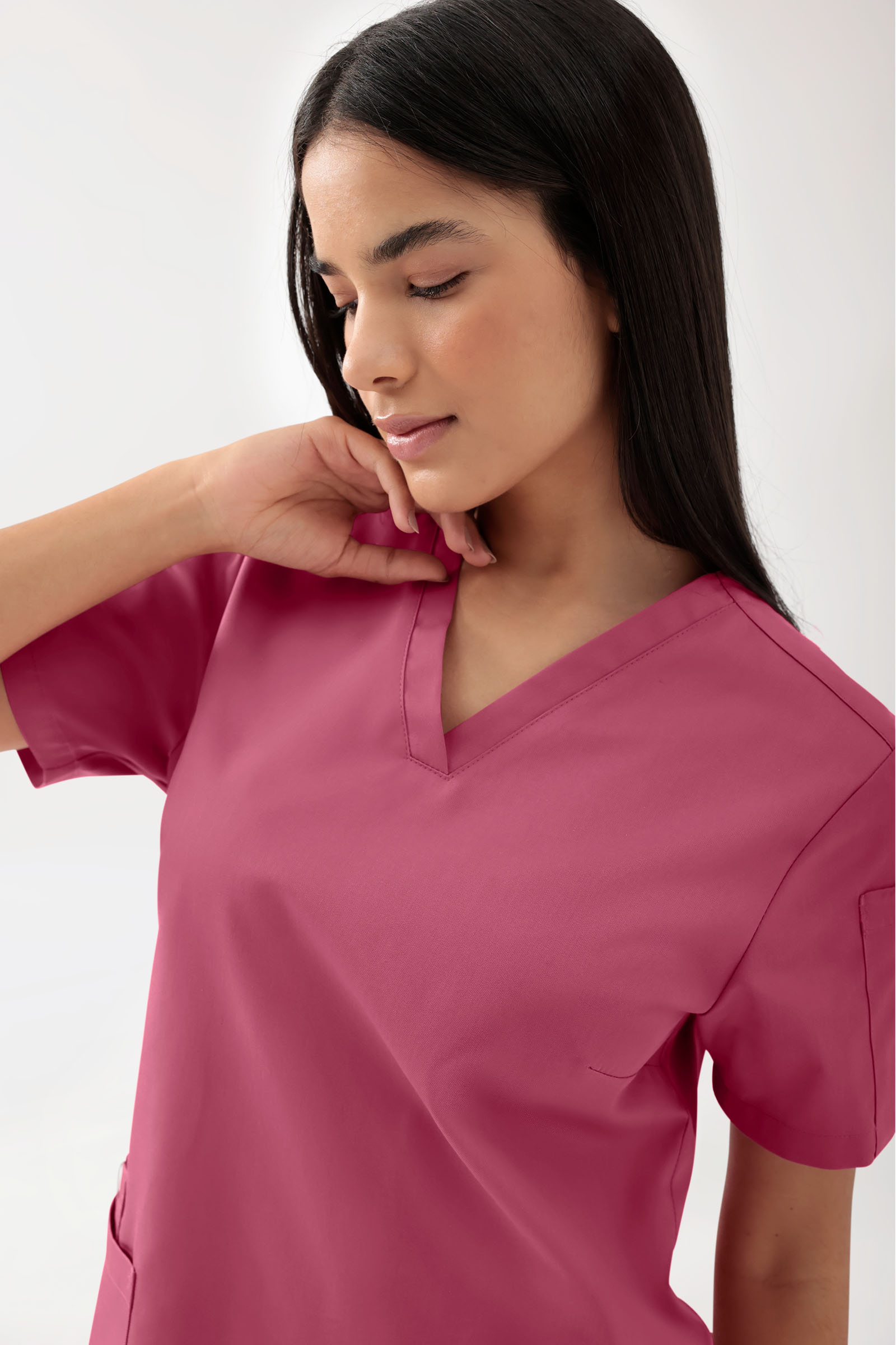 GREEN veniv tuunika naistele - V-kaelus, roosa - Image 6