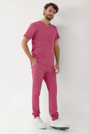 GREEN veniv tuunika meestele - V-kaelusega roosa