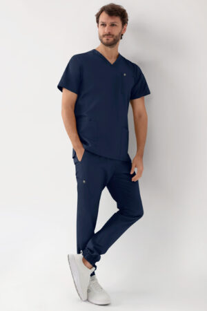 GREEN veniv tuunika meestele - V-kaelus, tumesinine