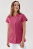GREEN veniv tuunika naistele - asümmeetrilised trukknööbid, roosa