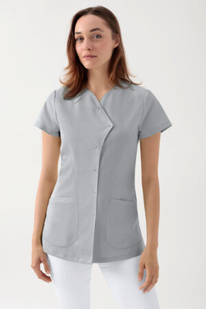 GREEN veniv tuunika naistele - asümmeetriline trukkkinnitusega tuunika, pärlhall