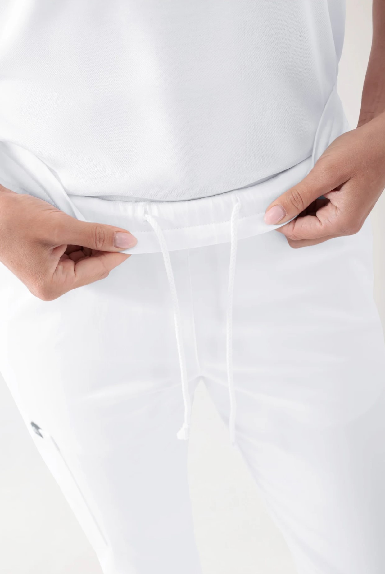 COMFY FLEX stretch tööpüksid, unisex, valged - Pilt 3