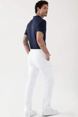 COMFY FLEX stretch tööpüksid, unisex, valged - Pilt 2