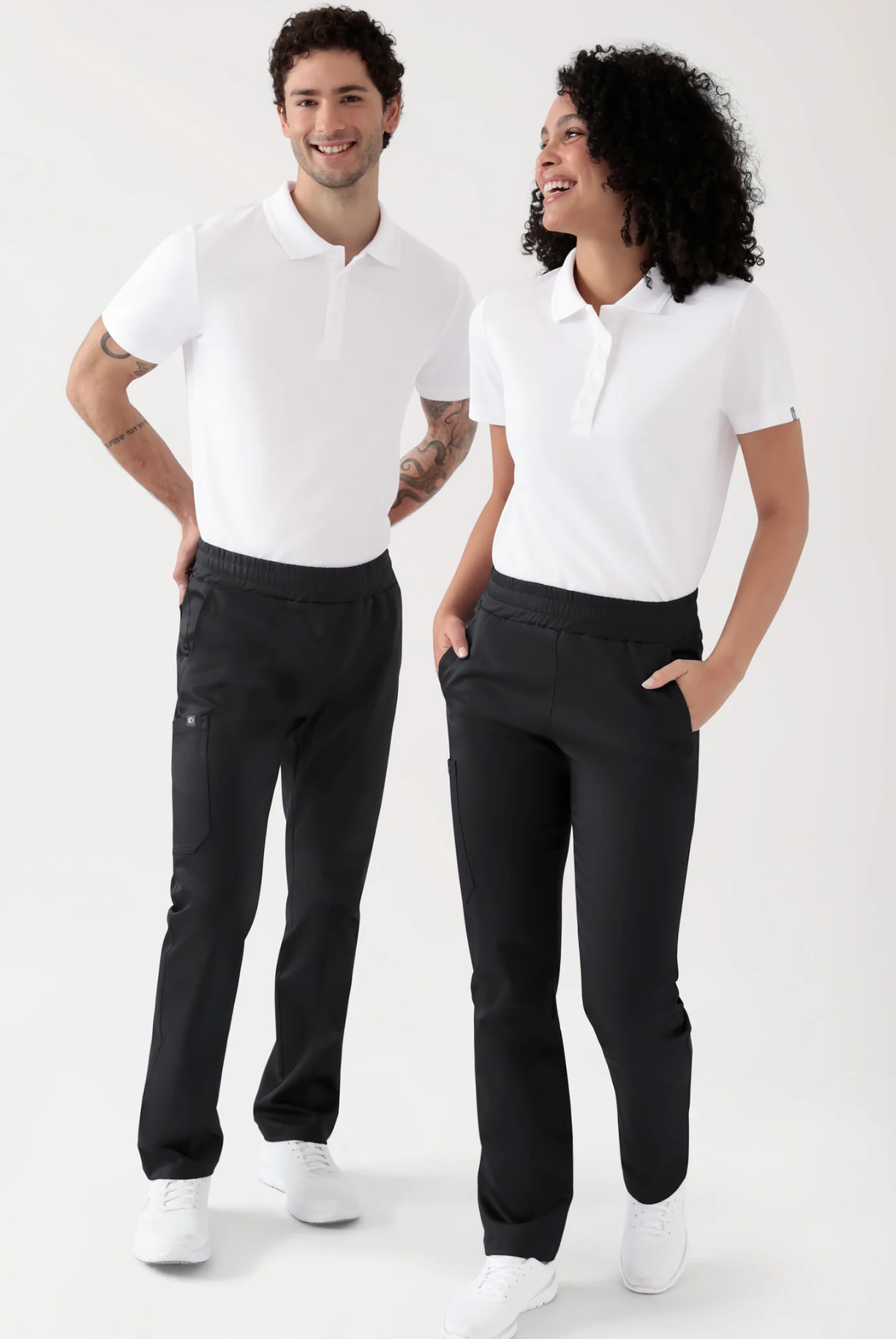 COMFY FLEX stretch tööpüksid, unisex, must